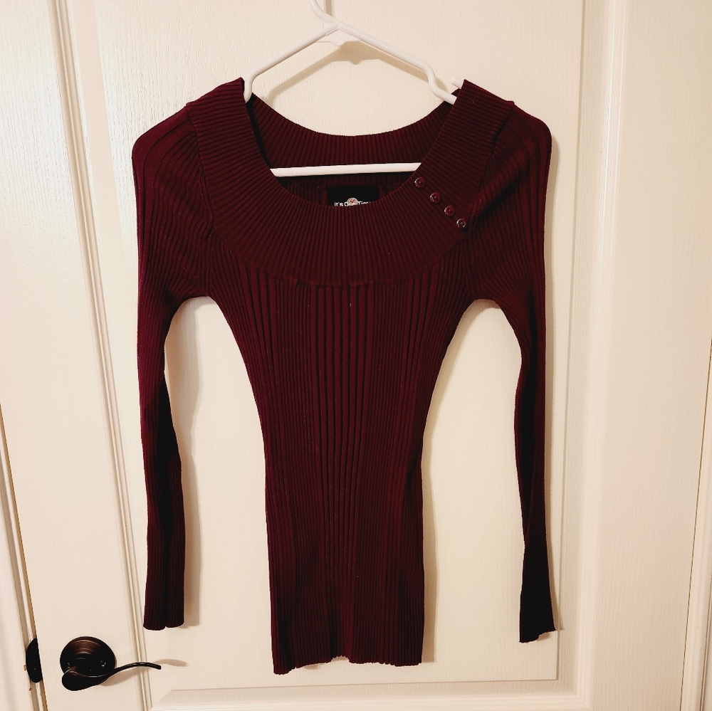 Purple sweater